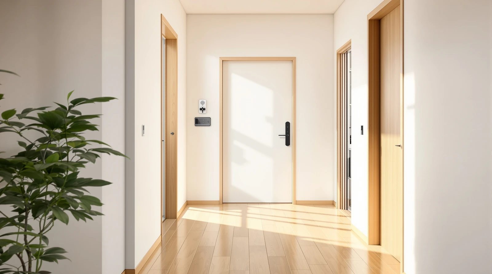 防犯 鍵 選び方 基準 - Bright residential entrance hallway of a modern Ja